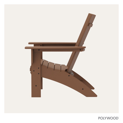 POLYWOOD Modern Curveback Adirondack Chair