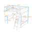 Lit mezzanine double avec tablettes et bureau-1398277484