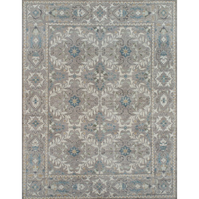 Proprietary Patterns Hand Woven Wool Area Rug