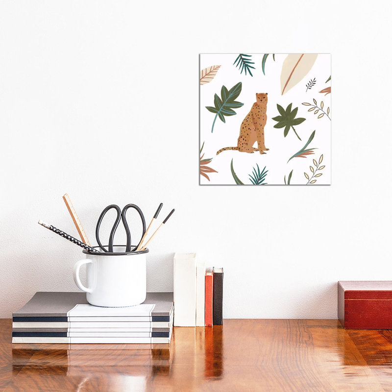 African Cheetah I by Isabelle Z - Print on Canvas, Wrapped Canvas, 30.48 cm H x 30.48 cm W