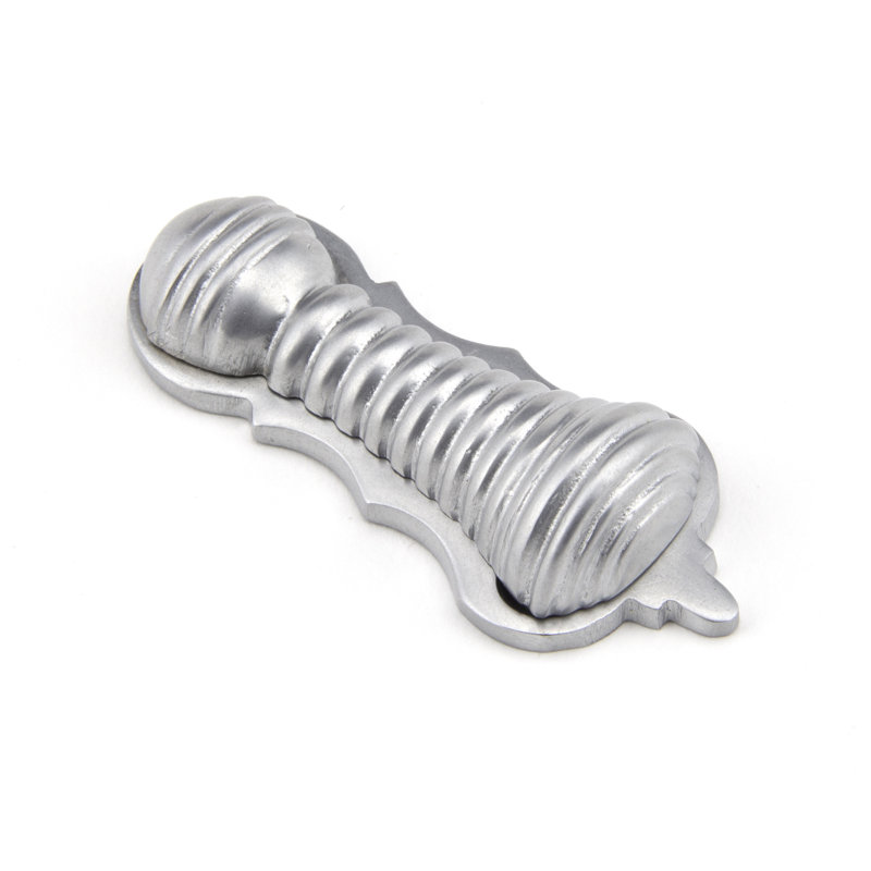 Beehive Escutcheon Door Accessory, Satin Chrome