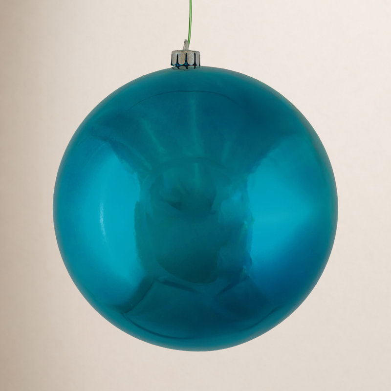 Boule incassable 6 po, H 4 po x l 4 po x P 4 po, Bleu mer, Ensemble de 6