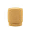 Tissu jaune au look moderne, couvercles amovibles à des fins de rangement, siège confortable rembourré en mousse, deux repose-pieds, sans assemblage, capacité de poids de 250 lb, utilisation à l'intérieur seulement, largeur de 14,91 po