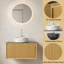 Meuble-lavabo flottant 30 po avec armoire latérale haute 35 po, pré-assemblé-738425179