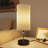 Table Lamp for Bedroom with AC Outlet and USB Ports,3 Color Tempreture Pull Chain Control 15" Grey Shade Bedside Lamp for Bedroom,Living Room,Bulbs Included-1377755992