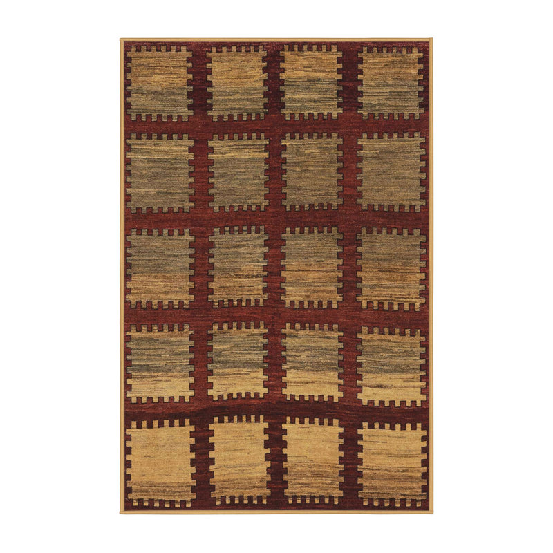 Abstract Indoor Rug, Rectangle 2' x 3'