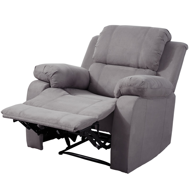 Fauteuil de massage inclinable et chauffant Barwick, Faux cuir gris
