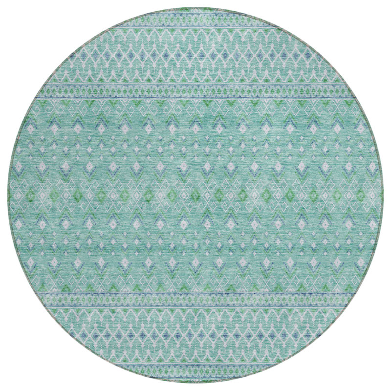  Bhavya Area Rug, Round 8'