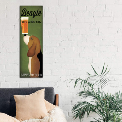 Beagle Brewing Co. 1 Piece Wrapped Canvas Panoramic Wall Art