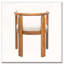 Chaise en bois avec accoudoirs