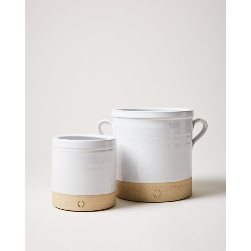 Silo Stoneware Table Vase, Small: 4.5" X 5"