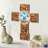 Plants & Flowers Wall Decor on Solid Wood