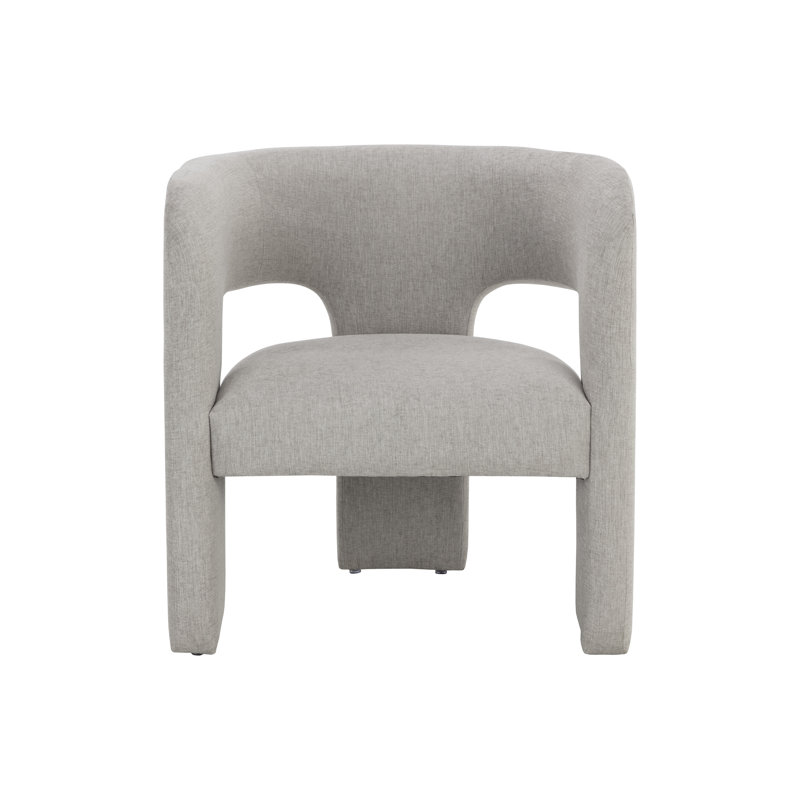 Lounge Chair, Brown Polyester