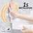 Corner Shower Caddy - Transparent/White - 2-Pack Suction Cup, Waterproof & Oil-Proof, No-Drill Removable Bathroom & Kitchen Organizer