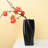  Black Handmade Ceramic Vase, Modern Farmhouse Accent Decor for Living Room, Coffee Table and Shelf-252280330