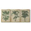 «Burlap Palm Silhouette I», toile tendue avec châssis sur mesure - 3 pièces-1540726532-1540726542