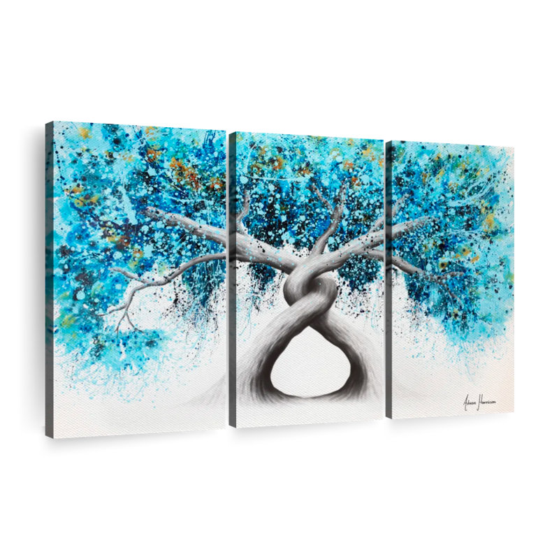 " Twisting Reef Trees ", 36" H x 57" W x 1.25" D