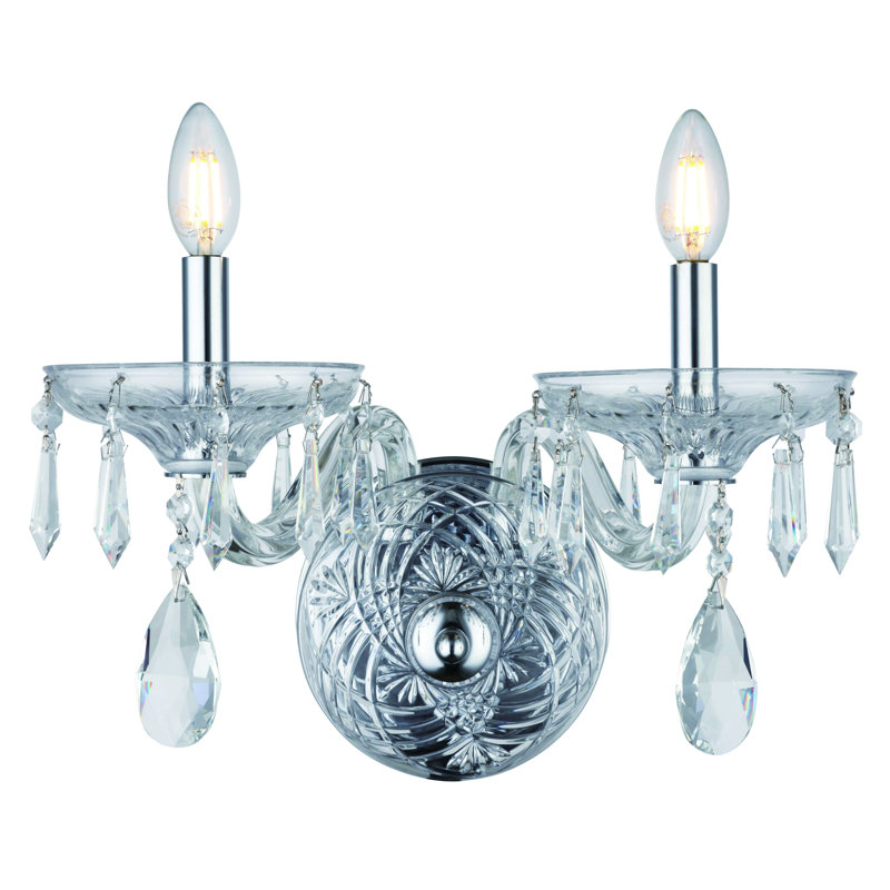 Lampe murale bougie 2 lumières Deeanna