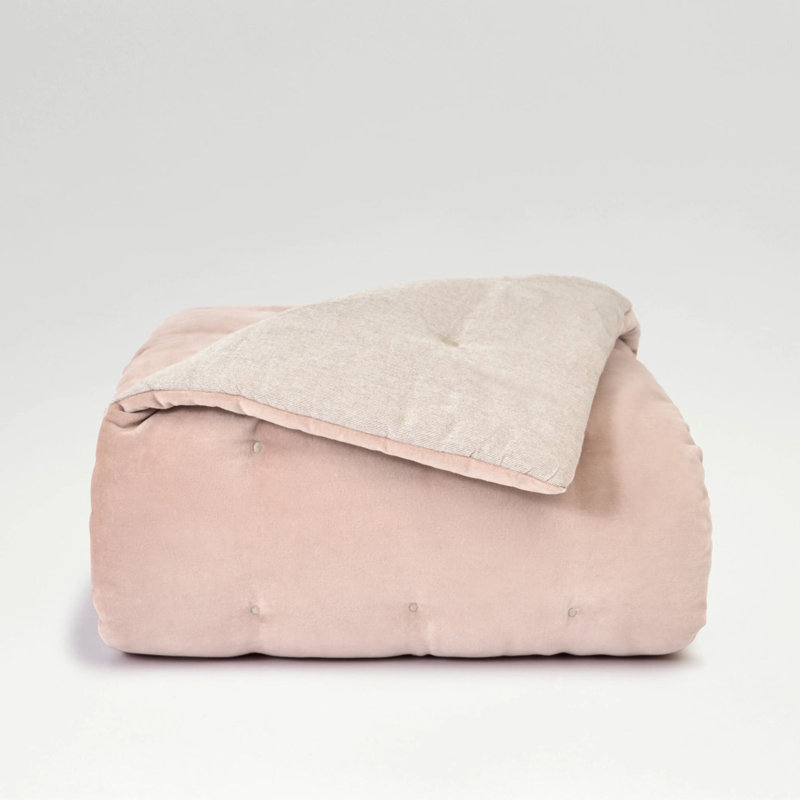 Jaipur Throw Blanket, Dusky Pink