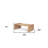 48" Natural Solid Wood Sled Coffee Table