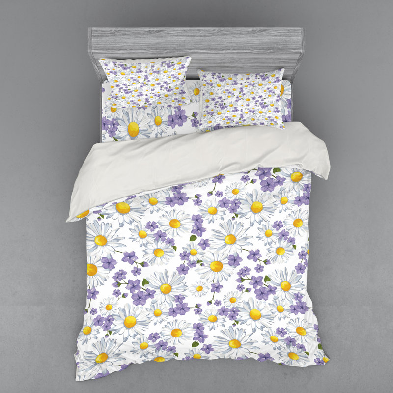 French Country Floral Duvet Cover, Queen Duvet Cover + 3 Additional Pieces