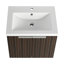 Meuble-lavabo mural élégant avec rangement avancé et lavabo moderne
