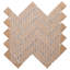 Brixon 12.72 In. X 13.53 In. Herringbone Matte Porcelain Mosaic Floor And Wall Tile (10.71 Sq. Ft. / Case)-1733554871