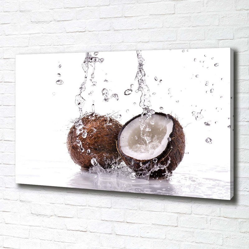 Coconut And Water - Wrapped Canvas Print