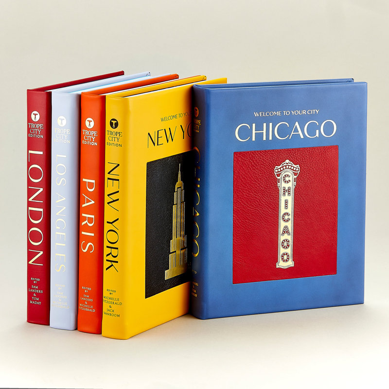 Trope Chicago Leather Bound Special Edition Coffee Table Book