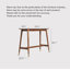 Table de bar rectangulaire Nordic Retro