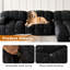 Canapé modulaire chenille modulaire, canapé éponge convertible, canapé désossé pour le salon, canapé 4 places en forme de U avec 2 repose-pieds, accoudoirs et dossier amovibles, rembourré d'éponge à haute densité et ressorts ensachés-422154368-422154369-422154370