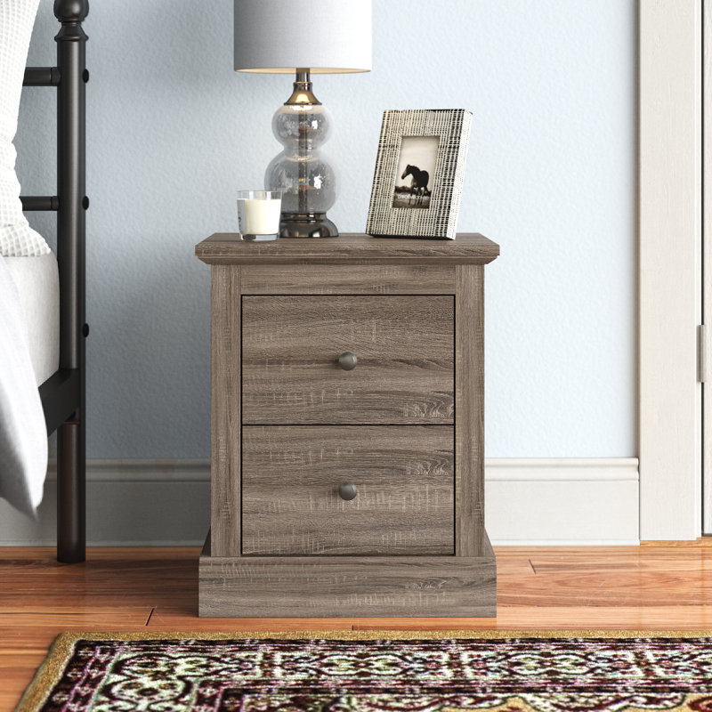 Irizarry 18'' W Particle Board / Chipboard Nightstand, Kermode Cream