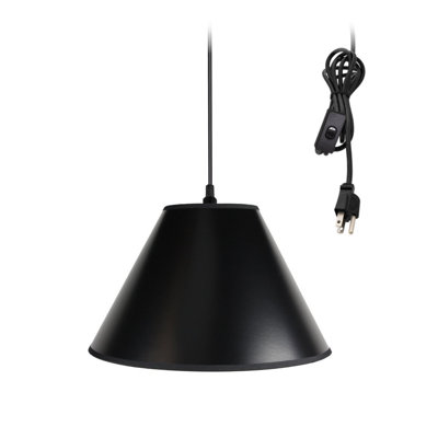 Luminaire suspendu 1 lumière à cône simple Boonville
