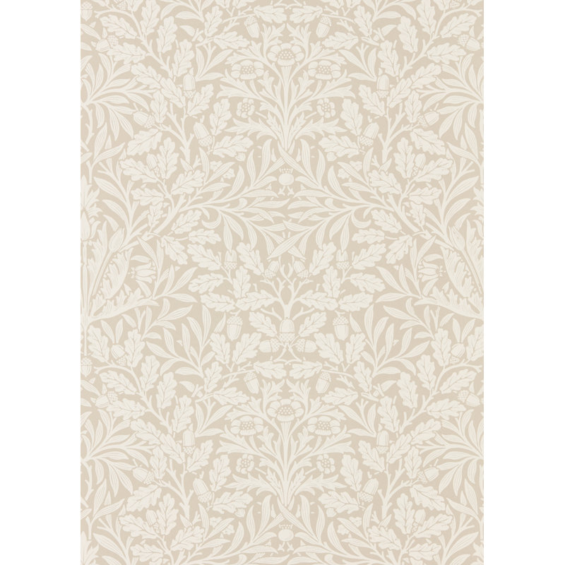 Pure Acorn Wallpaper, Linen/Ecru