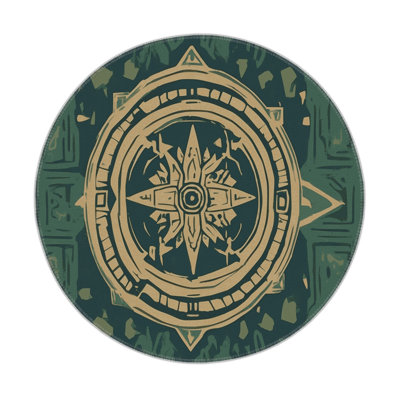 Orb Of Wisdom Indoor And Outdoor Area Rug