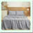 Luxury Cotton 400 Thread Count Extra Deep Pocket Sheet Set - Queen Size - Deep Fitted Sheet - Elastic All Around - 4 Piece Set-115841000