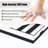 Fade Resistant Outdoor Chair Cushions Set Of 4, 19X19 Deep Seat Patio Cushions, 28D High Resilience Foam Replacement Patio Chair Cushions Set Of 4 With Removable Cover For Sofa, Adirondack Chair, Sectional,Black Cabana Stripe-124950037-124950020
