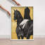 Oliver Gal Taming the Rhythm Gold II Horse - Leaf Framed Shadowbox Art-371476693-371476690