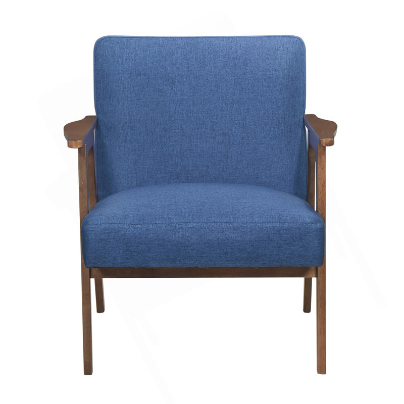 Fauteuil d'appoint contemporain Modern Wood Furniture, Bleu