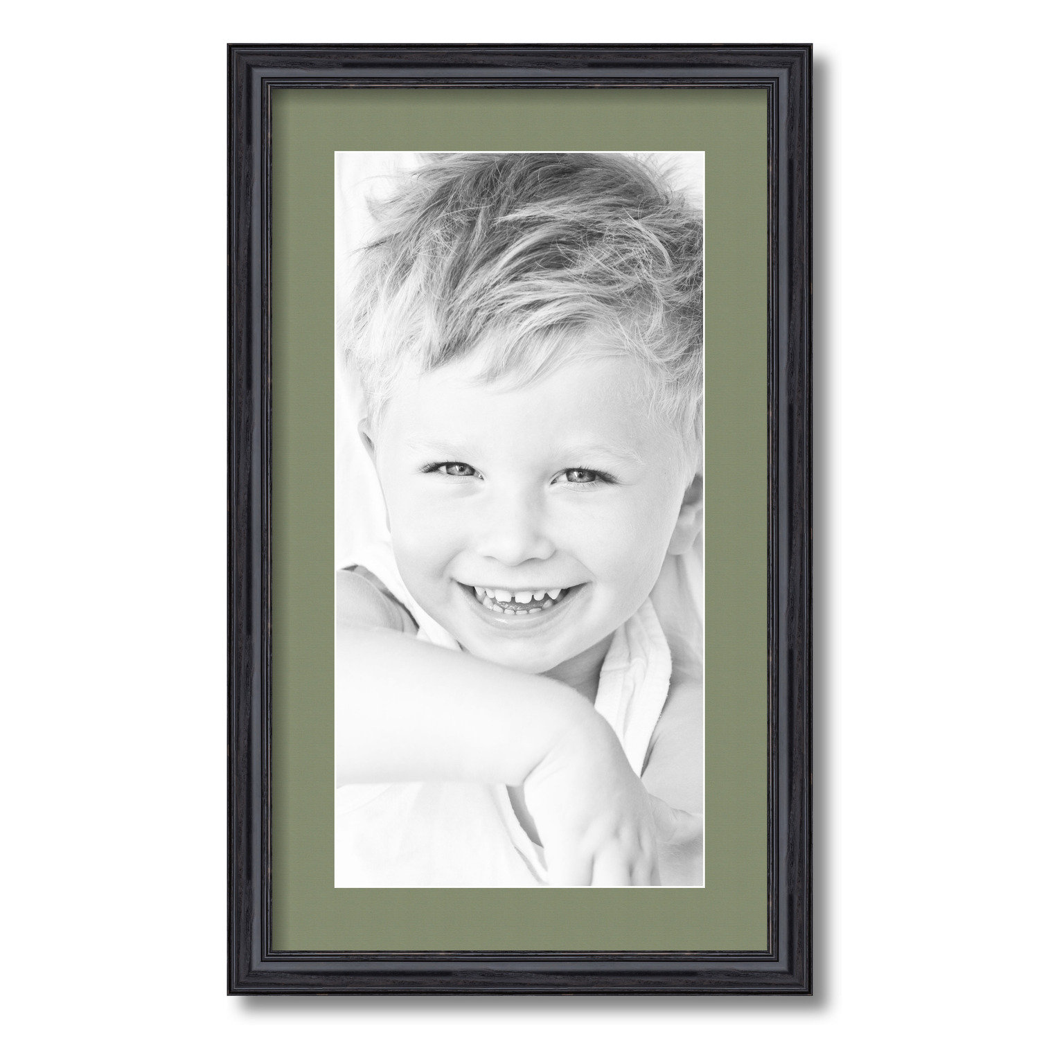 Snap 10x20 Black Wood Picture Frame 