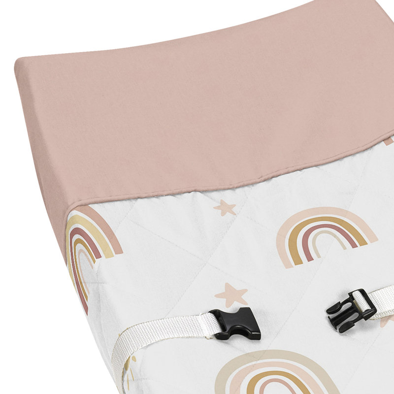 Boho Rainbow Changing Pad Cover