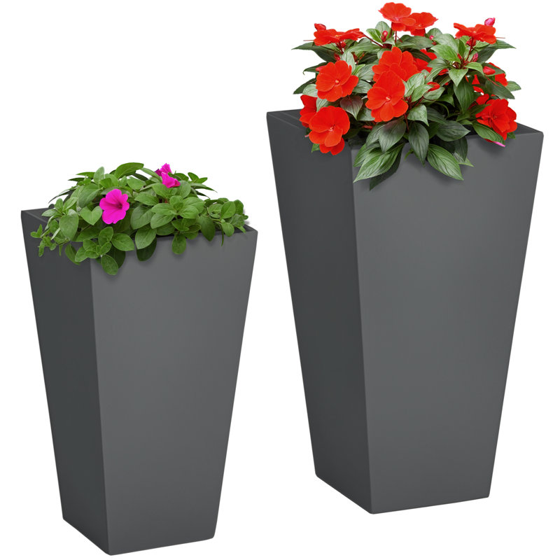 Audene Ceramic Pot Planter, Gray
