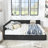 Storage Upholstered Tufted Bed Frame, Sofa Bed Frame With Comfortable Backrest And Armrests, Bed For Bedroom, Living Room,Velvet-289773376