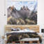 Tapisserie en polyester tre cime et monte paterno avec accessoires suspendus inclus-28490689