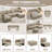 110" Upholstered Modular Sofa Modern Sectional-888081459