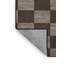 Tapis brun à carreaux lavable à la machine-2055271489