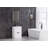 Bogard 24 " W Freestanding Standard Free Standing Single Double Single Vanity Bathroom Vanity With Ceramic Top with Mirror