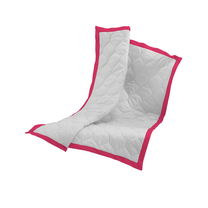 Jupe de lit de bébé comforter, Rose vif