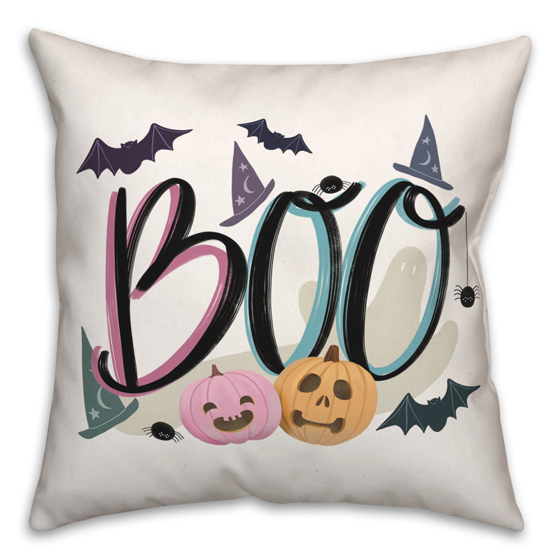 Coussin Boo, 18 po x 18 po