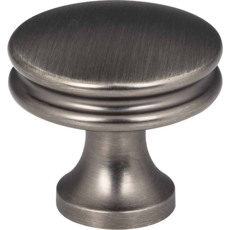 Marie Mushroom Knob, Brushed Pewter